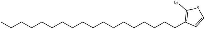 2-溴-3-十八烷基噻吩, 827343-18-0, 结构式