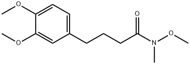 Benzenebutanamide, N,3,4-trimethoxy-N-methyl- Structure