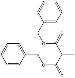 Propanedioic acid, methyl-, bis(phenylmethyl) ester 结构式