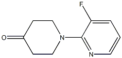 4-Piperidinone, 1-(3-fluoro-2-pyridinyl)- Structure