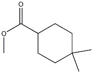 Cyclohexanecarboxylic acid, 4,4-dimethyl-, methyl ester Structure