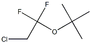 Propane, 2-(2-chloro-1,1-difluoroethoxy)-2-methyl- Struktur