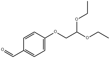 Benzaldehyde, 4-(2,2-diethoxyethoxy)- Structure