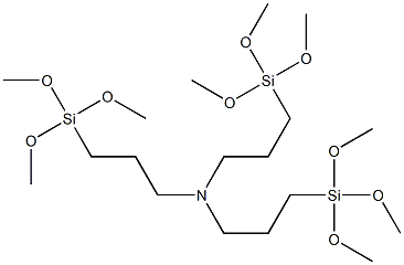 1-Propanamine, 3-(trimethoxysilyl)-N,N-bis[3-(trimethoxysilyl)propyl]- Structure
