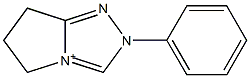 2-phenyl-6,7-dihydro-5H-pyrrolo[2,1-c][1,2,4]triazol-4-ium 结构式