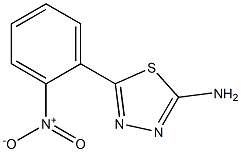 5-(2-硝基苯基)-1,3,4-噻二唑-2-胺,832-79-1,结构式