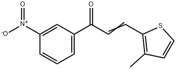 (2E)-3-(3-methylthiophen-2-yl)-1-(3-nitrophenyl)prop-2-en-1-one Structure