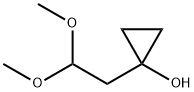 Cyclopropanol, 1-(2,2-dimethoxyethyl)- 化学構造式