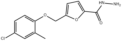 5-((4-氯-2-甲基苯氧基)甲基)呋喃-2-碳酰肼, 832737-13-0, 结构式