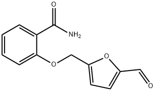 2-[(5-formyl-2-furyl)methoxy]benzamide Structure