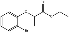 ethyl 2-(2-bromophenoxy)propanoate 化学構造式