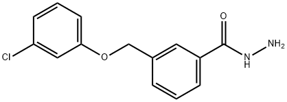 3-[(3-chlorophenoxy)methyl]benzohydrazide Structure