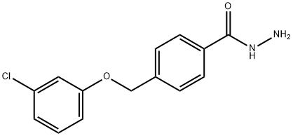 4-[(3-chlorophenoxy)methyl]benzohydrazide Structure