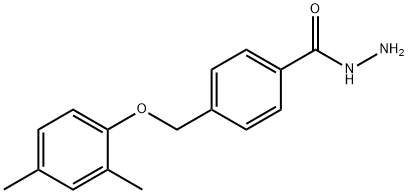 4-[(2,4-dimethylphenoxy)methyl]benzohydrazide Structure