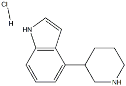 4-(piperidin-3-yl)-1H-indole hydrochloride Structure