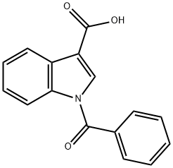 1-Benzoyl-1H-indole-3-carboxylic acid Struktur