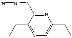 Pyrazine, 3-azido-2,5-diethyl-,83505-83-3,结构式