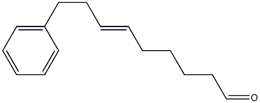 6-Nonenal, 9-phenyl-, (6E)- Structure