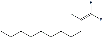 1-Undecene, 1,1-difluoro-2-methyl-,83567-86-6,结构式