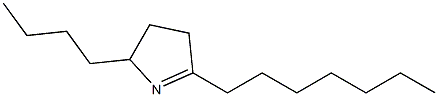 2H-Pyrrole, 2-butyl-5-heptyl-3,4-dihydro-,83688-87-3,结构式