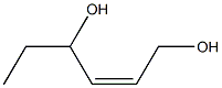 2-Hexene-1,4-diol, (Z)- 结构式