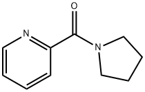 Pyrrolidine, 1-(2-pyridinylcarbonyl)- Structure