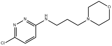 6-chloro-N-(3-morpholinopropyl)pyridazin-3-amine Structure