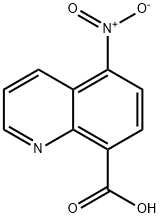 5-硝基喹啉-8-羧酸,83848-59-3,结构式