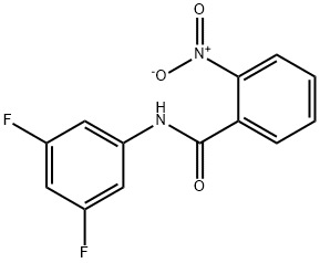 N-(3,5-difluorophenyl)-2-nitrobenzamide,838882-68-1,结构式