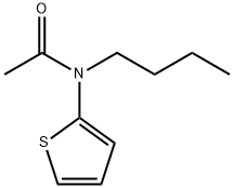 N-butyl-N-(thiophen-2-yl)acetamide Struktur