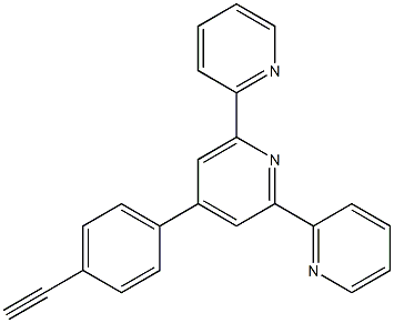 4'-(4-Ethynylphenyl)-2,2':6',2''-terpyridine Structure