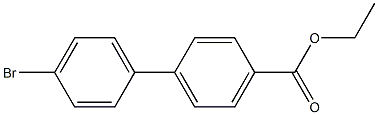 4'-BROMO-BIPHENYL-4-CARBOXYLIC ACID ETHYL ESTER Structure