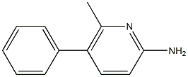 6-methyl-5-phenylpyridin-2-amine Structure