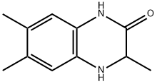 3,4-dihydro-3,6,7-trimethyl-1H-quinoxalin-2-one 结构式