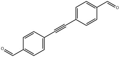 4-[2-(4-formylphenyl)ethynyl]benzaldehyde Structure