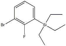 (3-bromo-2-fluorophenyl)-triethylsilane,851368-03-1,结构式