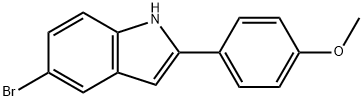 5-溴-2-(4-甲氧基苯基)-1H-吲哚, 851530-48-8, 结构式