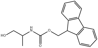 (9H-Fluoren-9-yl)methyl (1-hydroxypropan-2-yl)carbamate Structure