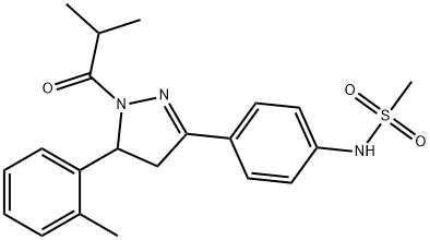 851718-13-3 N-(4-(1-isobutyryl-5-(o-tolyl)-4,5-dihydro-1H-pyrazol-3-yl)phenyl)methanesulfonamide