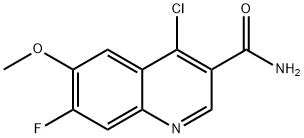 851973-15-4 4-CHLORO-7-FLUORO-6-METHOXYQUINOLINE-3-CARBOXAMIDE