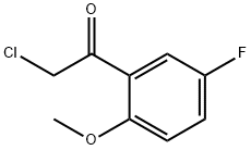 2-chloro-1-(5-fluoro-2-methoxyphenyl)ethan-1-one Structure