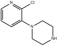 2-クロロ-3-ピペラジノピリジン 化学構造式