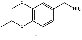 (4-ethoxy-3-methoxyphenyl)methanamine hydrochloride Struktur