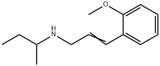 (butan-2-yl)[(2E)-3-(2-methoxyphenyl)prop-2-en-1-yl]amine Struktur