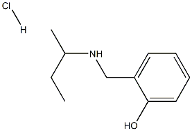 2-{[(butan-2-yl)amino]methyl}phenol hydrochloride Structure