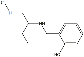 2-{[(butan-2-yl)amino]methyl}phenol hydrochloride Struktur