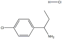 1-(4-CHLOROPHENYL)PROPAN-1-AMINE HYDROCHLORIDE Struktur