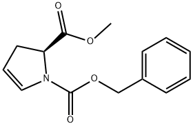 1-benzyl 2-methyl (2S)-2,3-dihydro-1H-pyrrole-1,2-dicarboxylate Structure