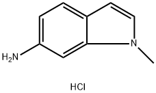 1-METHYL-1H-INDOL-6-AMINE HYDROCHLORIDE,856782-35-9,结构式