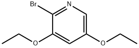 2-bromo-3,5-diethoxypyridine 结构式